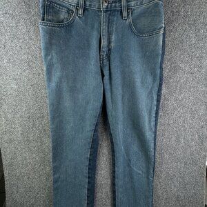 Levi’s Made Crafted 26 Waist Jeans 2-color Blue Leather Patch Big E Blue Tab